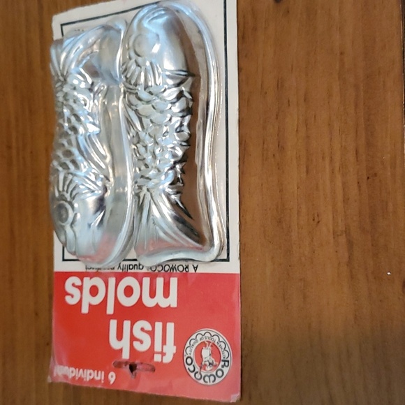 NWT, Vintage Mid Century Rowoco Fish Molds Set of 6 - Picture 4 of 5